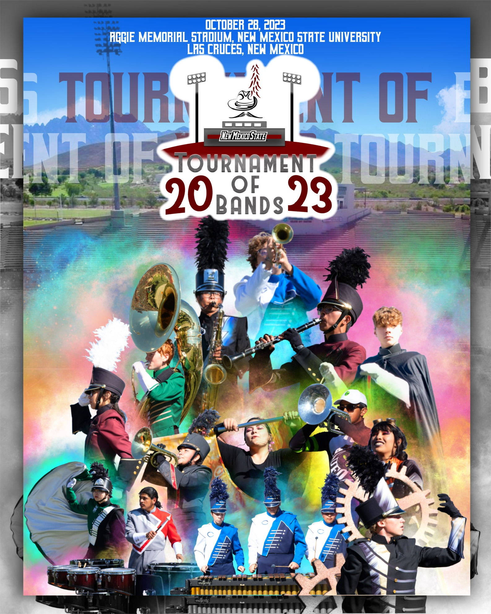 2023 Tournament of Bands poster